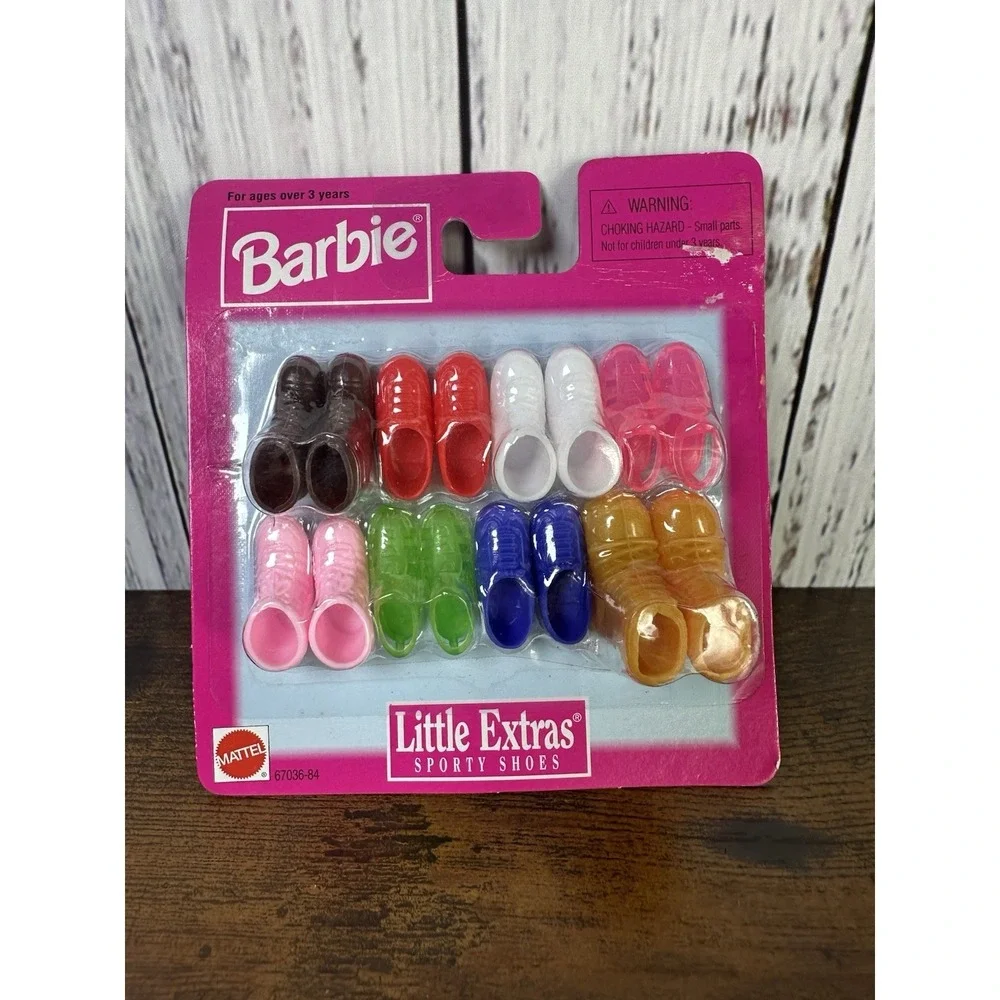 Barbie Little Extras‎ Sporty Shoes Mattel 1998 Sealed